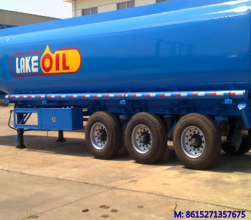 42000L Fuel Tank Trailer (Steel Fuel Tanker Semi-Trailer 3 Axles, 45000L to 54000L)