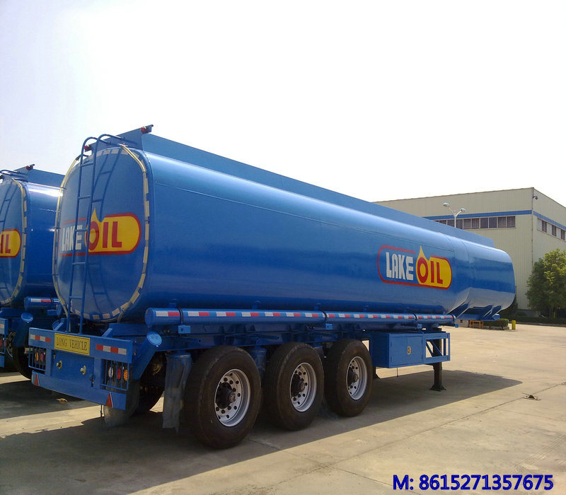 42000L Fuel Tank Trailer (Steel Fuel Tanker Semi-Trailer 3 Axles, 45000L to 54000L)