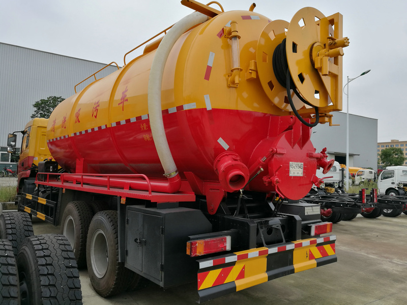 Vacuum Tanker Combined Sewer Jetting 15, 000 Liters-20, 000liters VAC Tank Mounted Water Ring High Pressure Vacuum Pump Rhd or LHD 6X4 /6X6