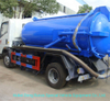 Small HOWO Septic Tank Truck 4000 Liters for Cesspool Emptier