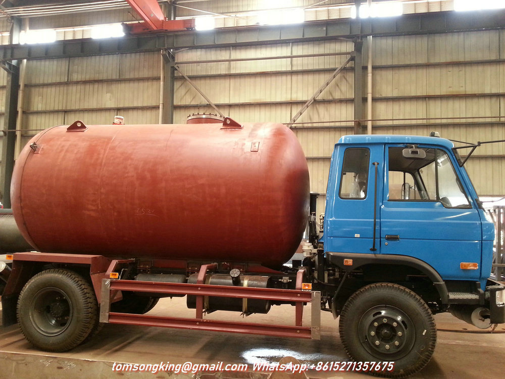 Dongfeng LPG Bobtail Tank Truck (Road LPG Tanker) Mounted with LPG Pump LPG Delivery Dispenser