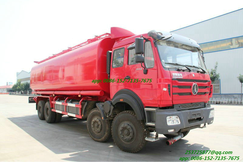 Beiben Offroad Diesel Tanker for Petroleum Oil, Gasoline, Petrol, Diesel Transportation with Pto Pump 30, 000L 12 Wheels (Fuel Bowser)