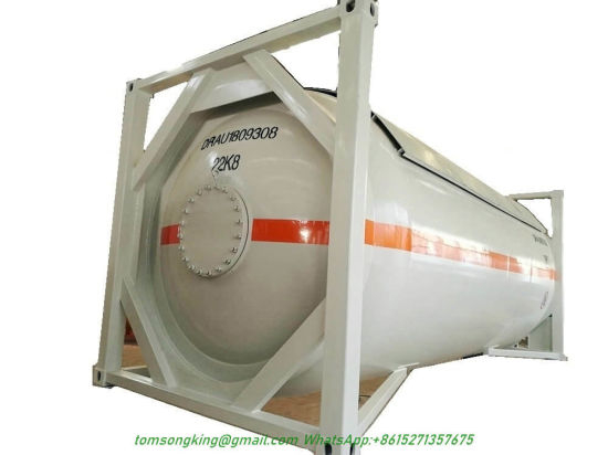 Anhydrous Liquid Ammonia Isotank Nh3 ISO Tank Container 20FT 24000L