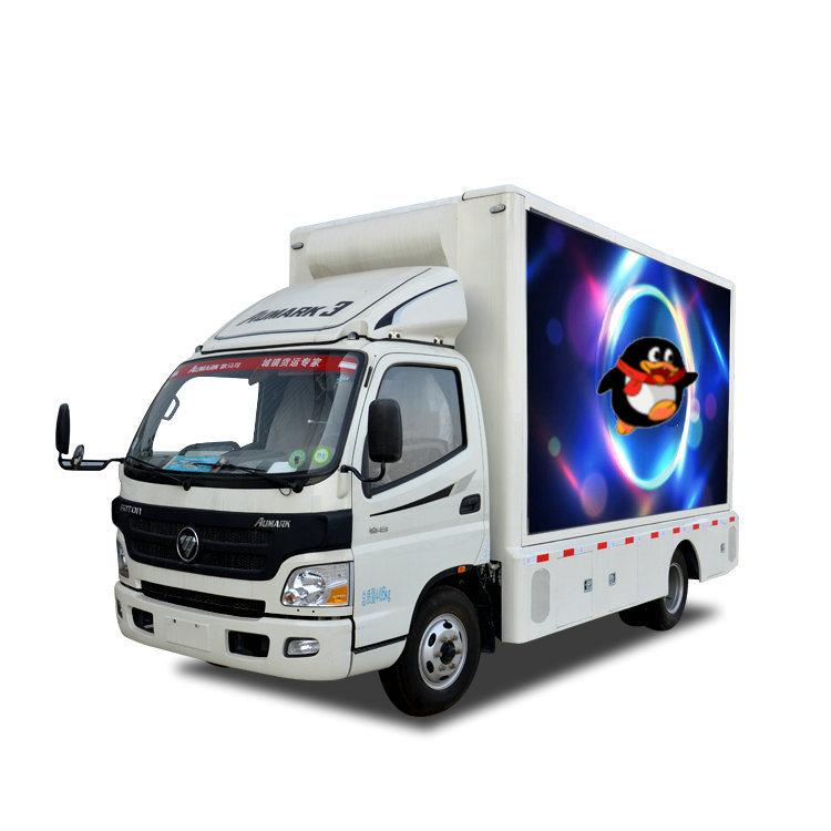 P6 Outdoor Mobile LED Billboard Truck Forland (Vehicle Mounted LED Screen) for Advertising P8. P10 Full Color Screen, 4800X2080mm