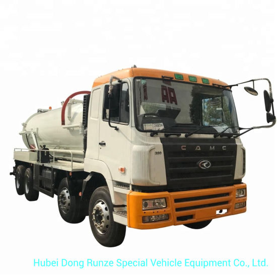 Camc Vacuum Tanker Combined Sewer Jetting 12 Wheels 20, 000liters