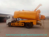 High Pressure Jetting Combined Sewer VAC Tanker Truck 6cbm Vacuum Sewage Tank, 4cbm Jetting Water Tank