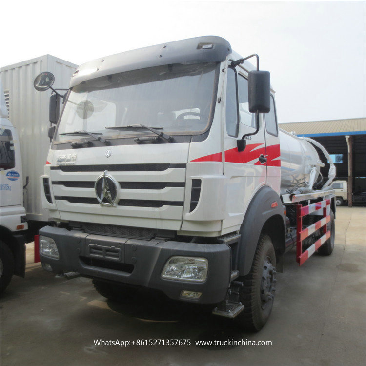 Beiben 1627 Vacuum Sewage Suction Tanker Truck 10000 L