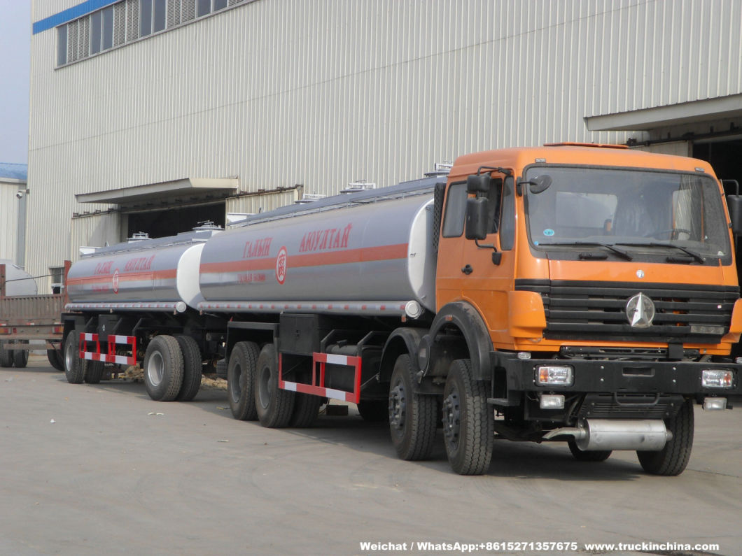 North Benz Tanker 33000 Liters Fuel Oil Tank Truck (8X4 Mobile Refueling Tanker)