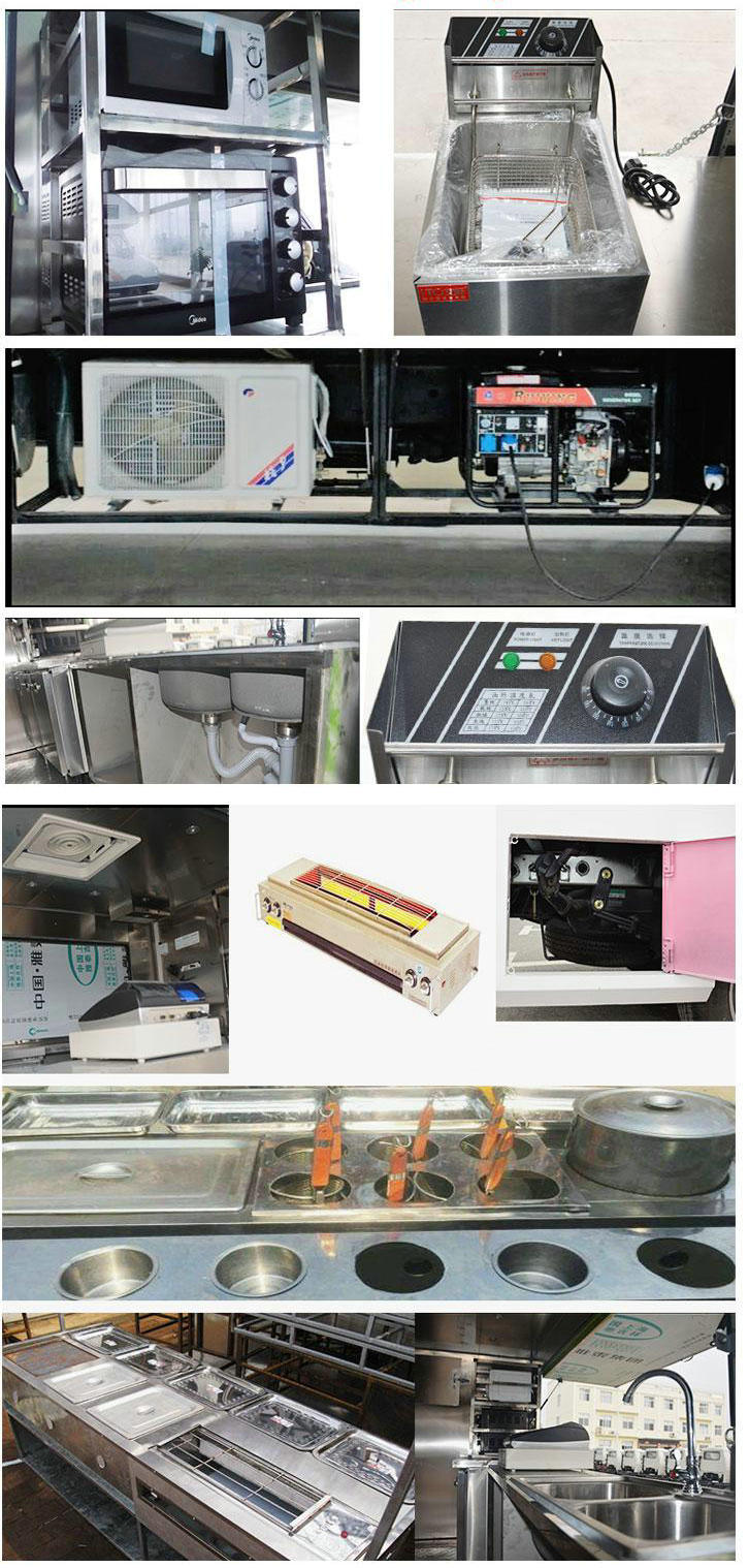 Mini Ice Cream Street Vending Truck Fast Customizing Stainless Steel Crepe Food Car