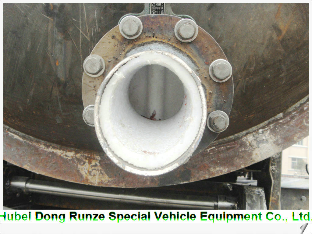 Diesel Vacuum Tanker Truck for Chemcial Factory Sucking Chemical Acid Waste, Tank Inside Lined PE 10000 Liter