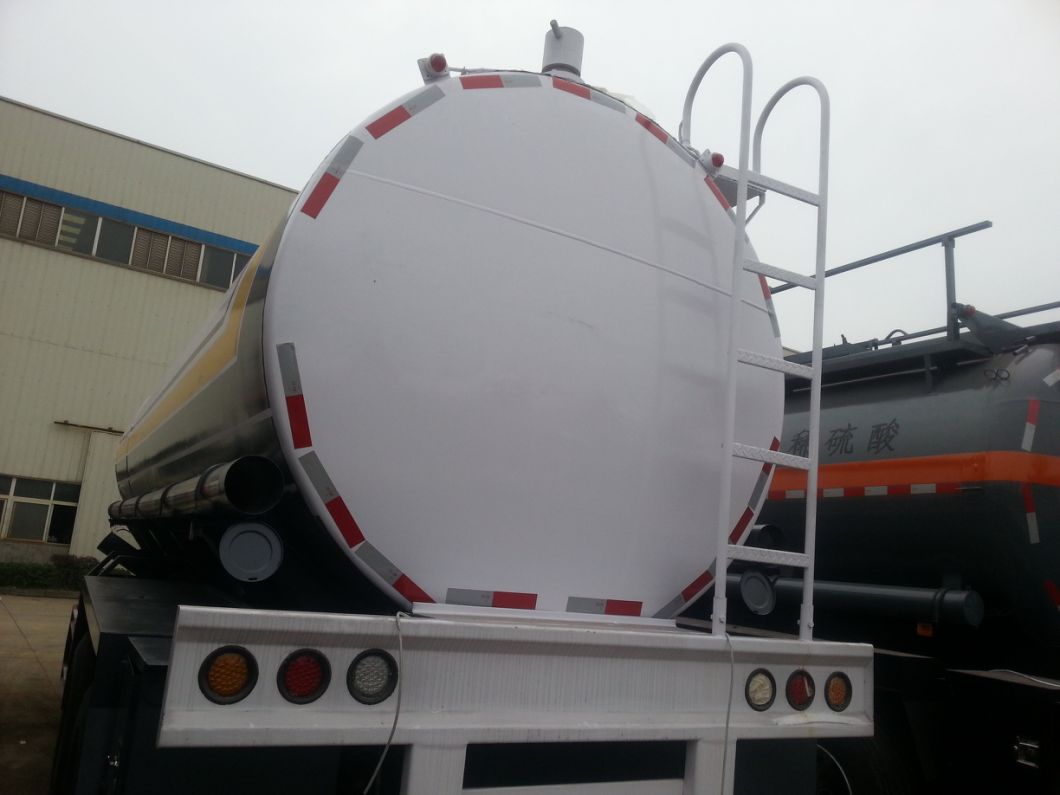 Hydrofluoric Acid Tanker with Dual Bogie Axle (single point suspension) Steel Lined LDPE 22 -27cbm Tank