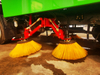 HOWO Small 5 Ton Vacuum Road Sweeper Truck With 4cbm Garbage Dustbin 1cbm Water Tank