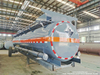 14MT Hydrochloric Acid Chemical / Acid Tank Trucks Body For Sale PE Liner 16mm 