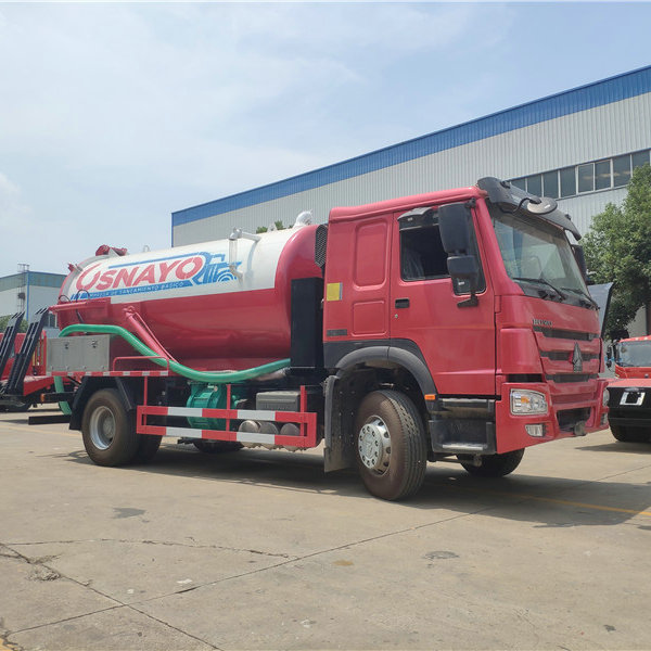 Sinotruck HOWO Vacuum Sewage Suction Septic Tank Truck (19)