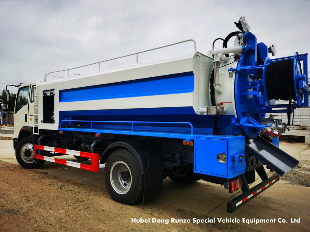 HOWO Vacuum sewer jetting Tanker trucks_0010