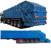 45 CBM Tri-Axles Compressed Garbage Semi Trailer 