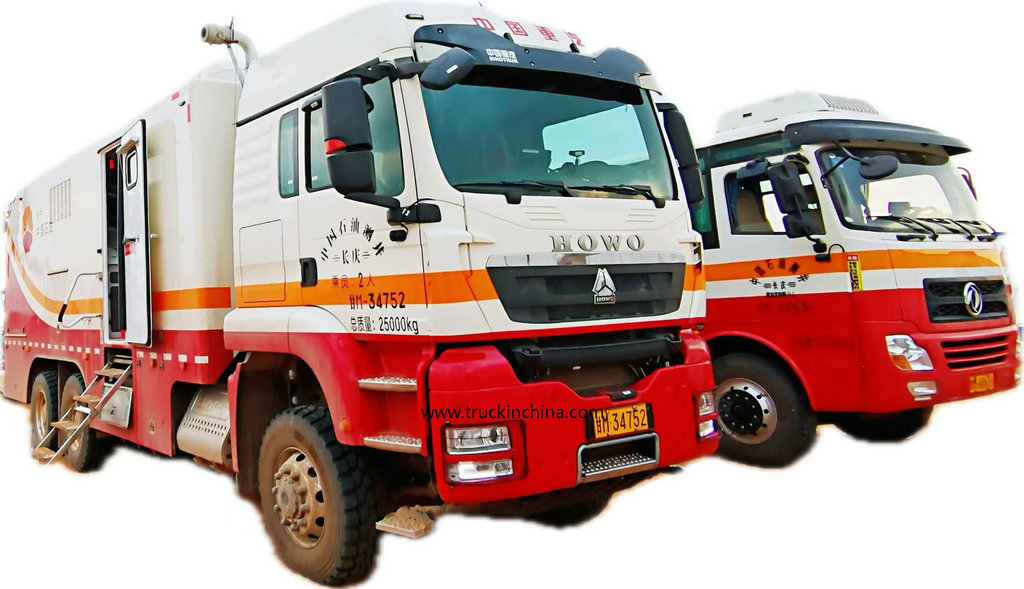 HOWO Petroleum Special Vehicle Well Oilfield Testing Wireline Logging Truck (40)