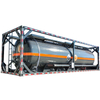 Iso 40FT Chemical Liquid HCl Acid Container Tank Lined PE 16mm 28KL