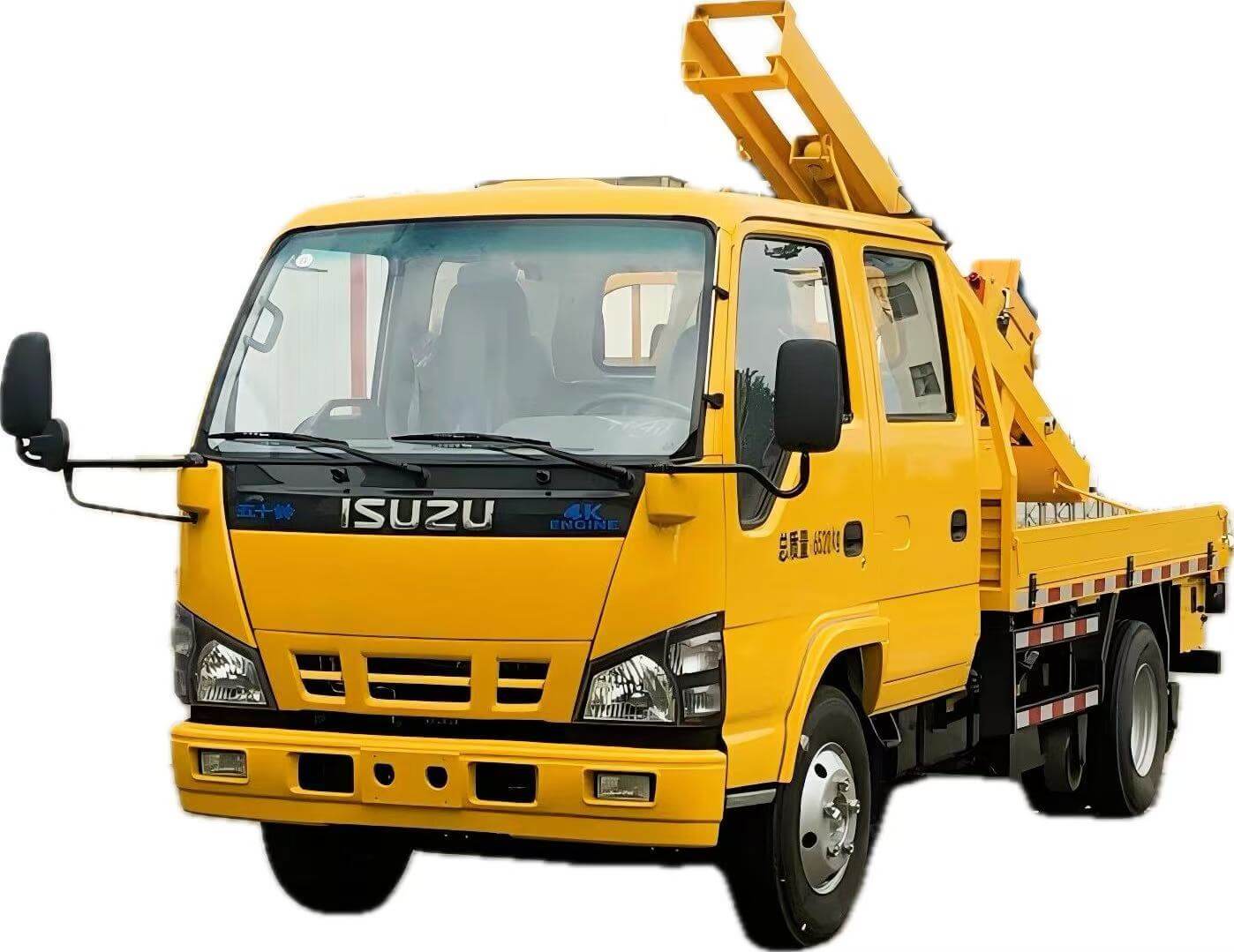 Customize ISUZU Truck Mounted Guardrail Post Driving And Drilling Equipment 