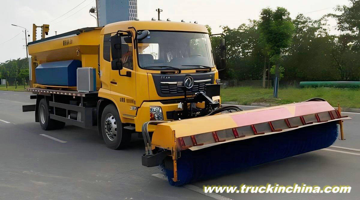 Dongfeng Snow sweeper trucks (2)