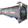 30FT Lining PE Iso Tank Container for Hydrochloric Acid Sulfuric Acid With Acid Pump Top Loading Pipe 24~26KL