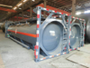30FT Lining PE Iso Tank Container for Hydrochloric Acid Sulfuric Acid With Acid Pump Top Loading Pipe 24~26KL