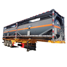 Q235B Steel 20ft Container Tanks for Corrosive NaOH Caustic Soda Sodium Hydroxide Sulfuric Acid 21KL