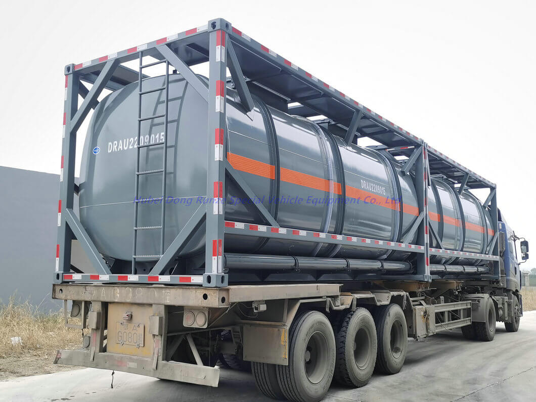 lined PE HCL Acid ISO Tank Container 20ft (11)