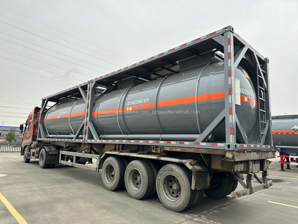 ISOTANK 20FT T14 PE LINED Tank Container for HCL ACID,PAC KOH (170)