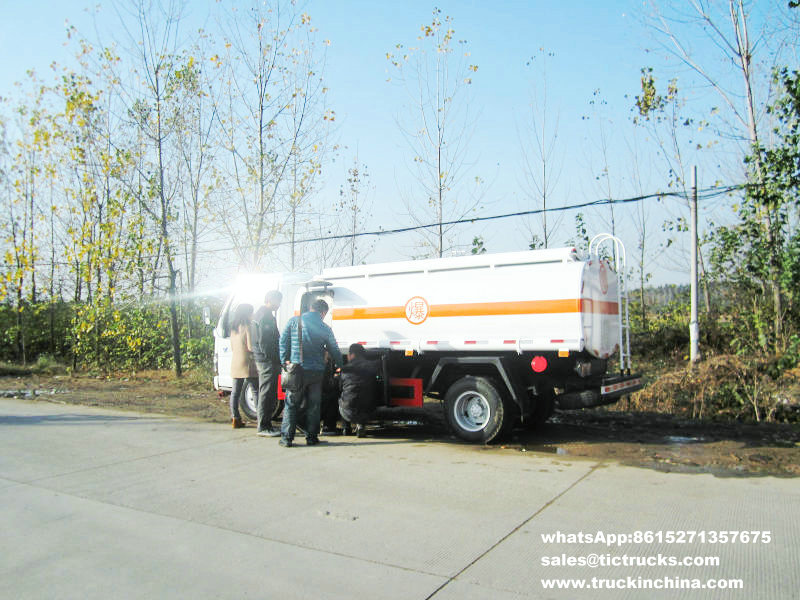 ISUZU 5000L Aluminum Alloy ISUZU oil delivery tanker