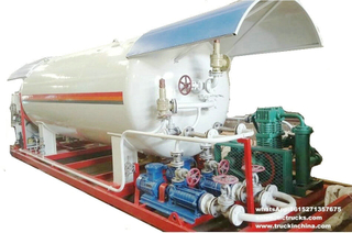 LPG skid mounted station Mobile Filling Station for LPG with 12000Liters 