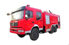 Dong Feng VP Water Fire Truck 6x6 Offroad All Wheel Drive with 5500Liters Water Foam Tank