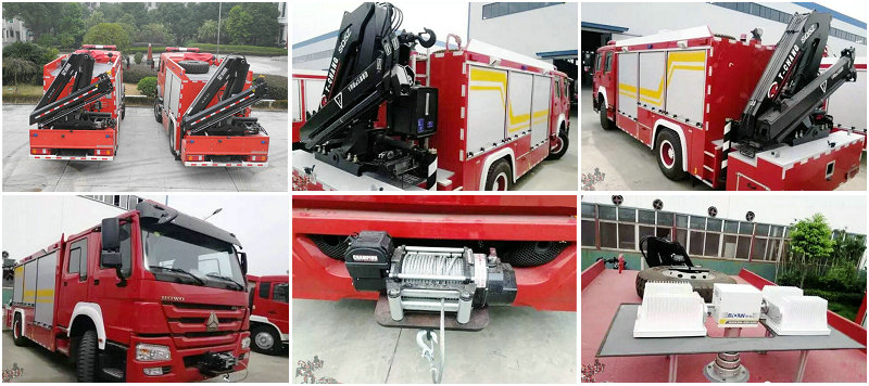HOWO Rescue vehicle truck-05-Fire HOWO Rescue