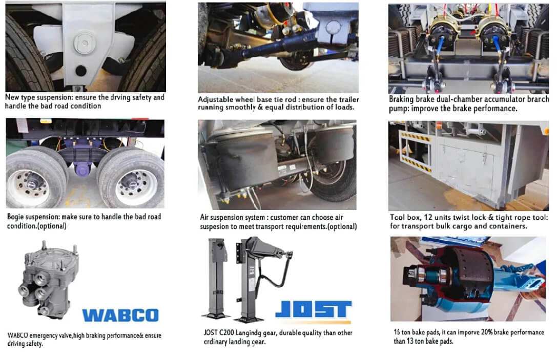 Low Bed Semi Trailer Heavy Duty Trailer_ 3