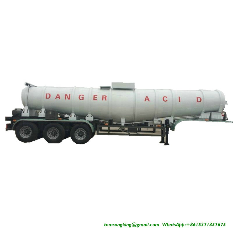  40T V Shape Sulfuric Acid Tanker V Shape 40000KG -22CBM CIF $ Dar es Salaam 