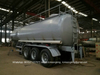 Acetic Acid Tanker Semi Trailer 3 Axles For Transport Acetic Acid 5%, Glacial Acetic Acid 50%