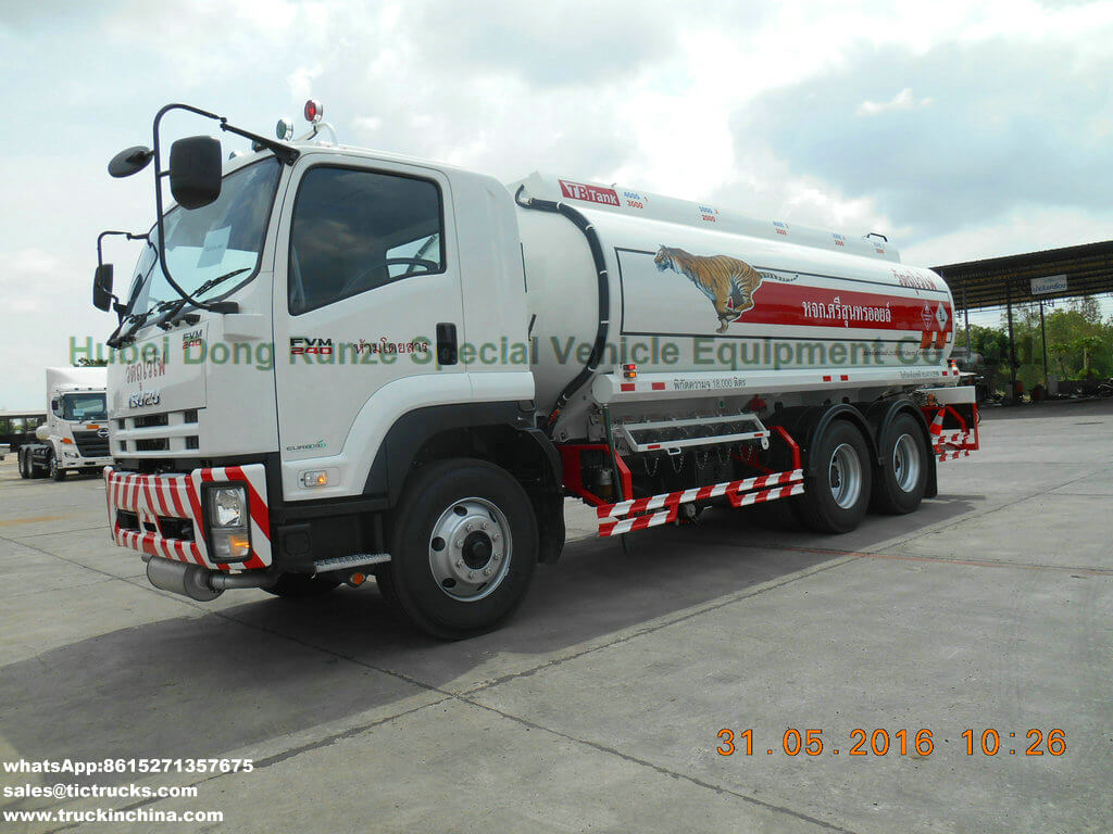 ISUZU 22000L Aluminum Alloy ISUZU oil transport vehicle