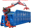 Hooklift Loader Bin with Fresh Garlic Grap Loading Crane