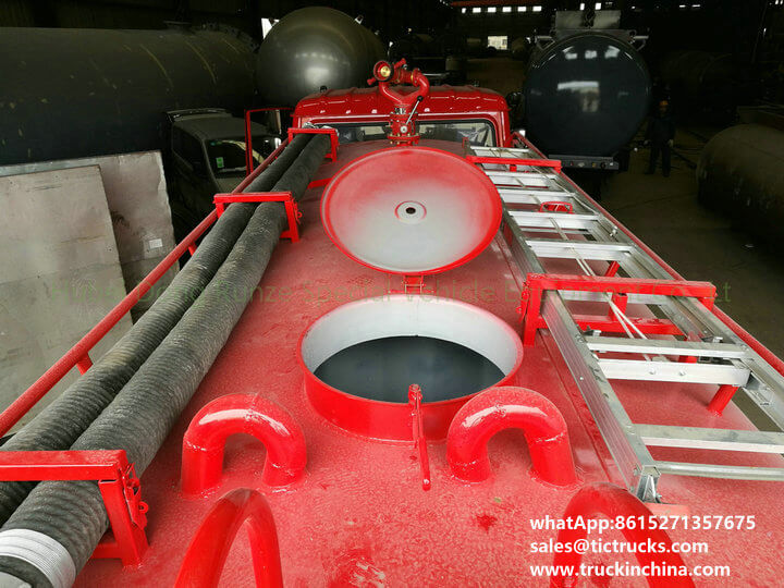 fire pump water 1200Gallon-20cbm water tank lorry truck