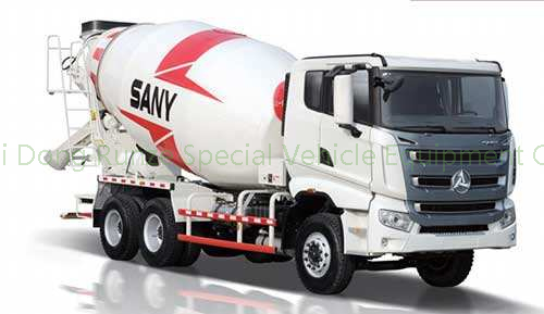 SY308C-8(R)8m3 SANY Truck Mixer righ hand drive export to TANZANIA