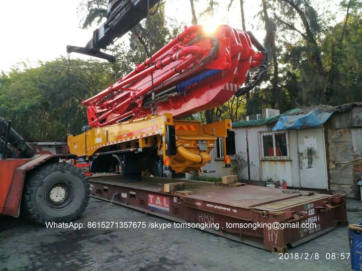 Truck-Mounted Concrete Boom Pump Upper Body 27M -35M Customizing 