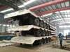 80T 4 Axles Lowbed Semi Trailer 13.5M