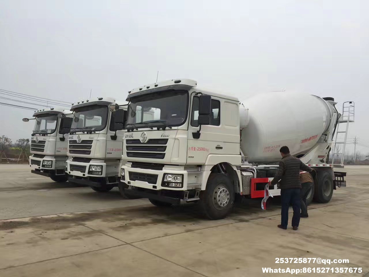 3 units SHACMAN F3000 Mixer Truck export price