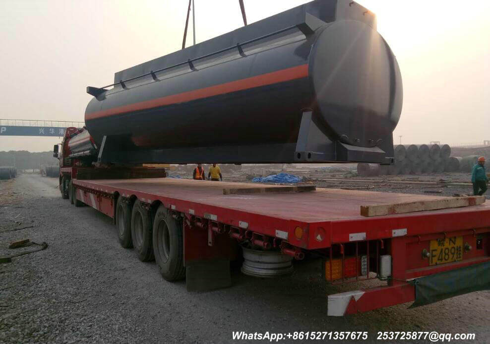 Custermizing Truck Trailer Mounted Hydrochloric Acid Tank Portable ISO Tank Containers 