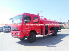  4x4 AWD Off Road Water tanker Truck With Fire pump Euro 3/4 /5