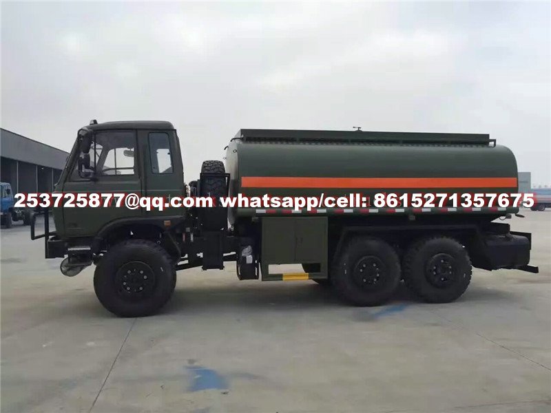  Dongfeng 6x6 All wheel drive oil tanker truck 8000-16000L Sale