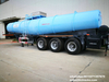 Sulphuric Acid Tanker Trailer V shape 21000L air bag suspension