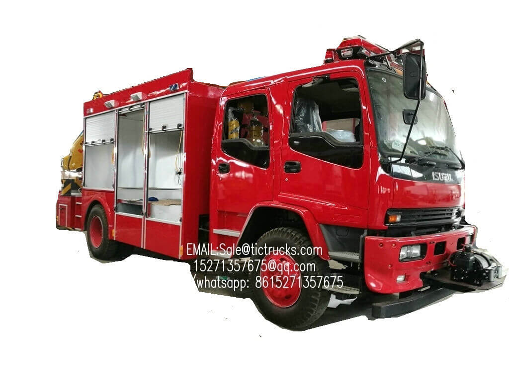 ISUZU FVR Emergency Rescue -6100L- fire truck with canre.jpg