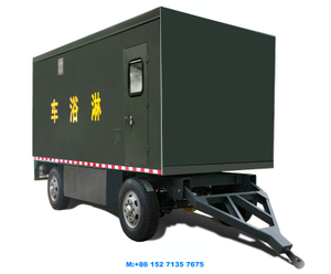 Military Mobile Showers Trailer Customizing Tow Draw Bar Dolly