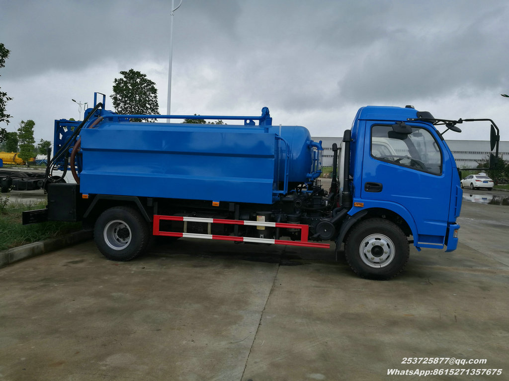 Dongfeng 4500Litres Combined Vacuum And Jetting Trucks price